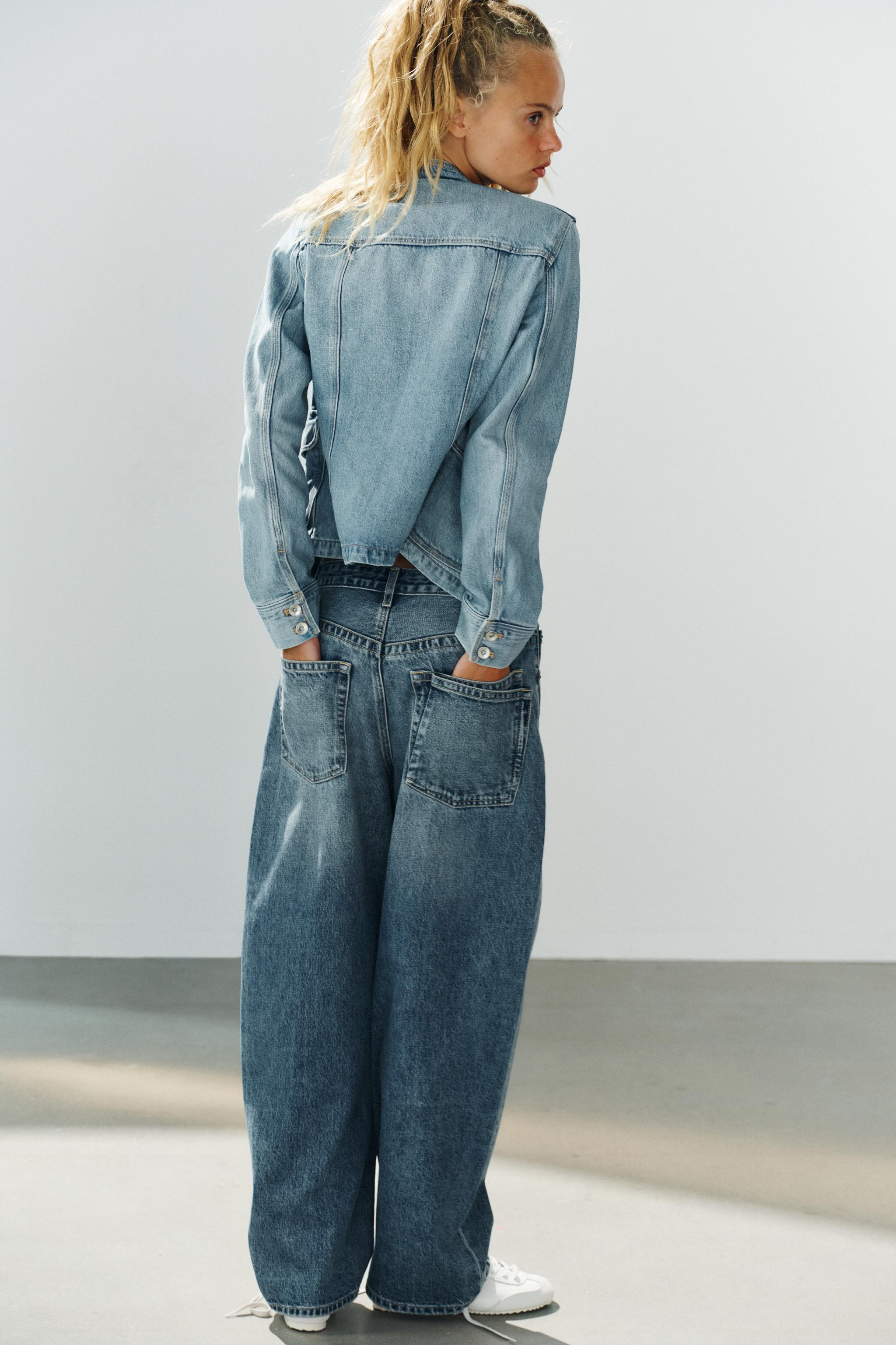 TRF MID-RISE BAGGY JEANS